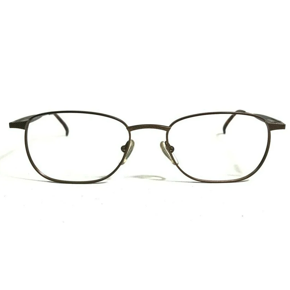 Jean Lafont METHODE 49 Eyeglasses Frames Brown Round Full Wire Rim 50-18-135